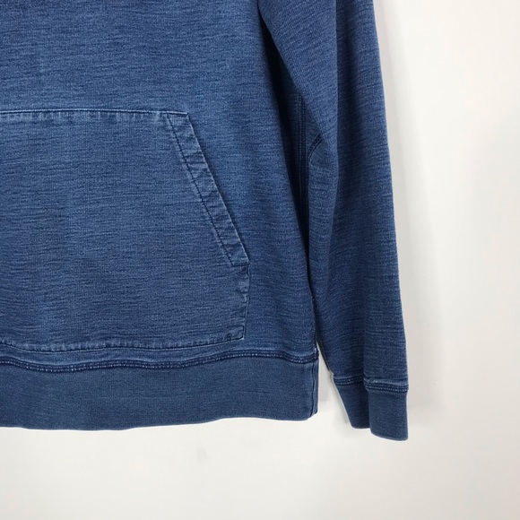 Theory Danen Psh Hoodie Sweatshirt Denim Terry M - Picture 5 of 9